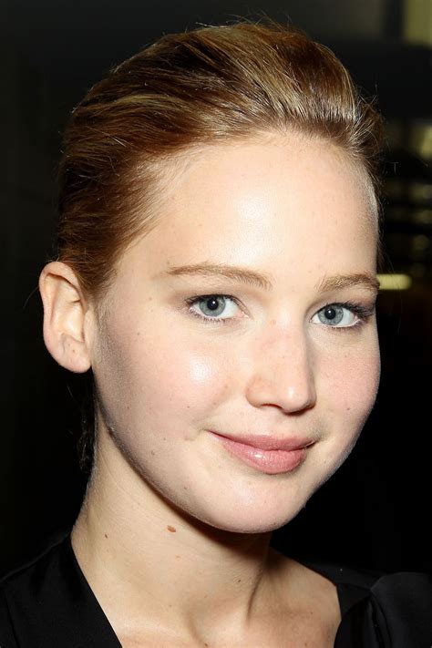 jennifer lawrence no makeup looks.